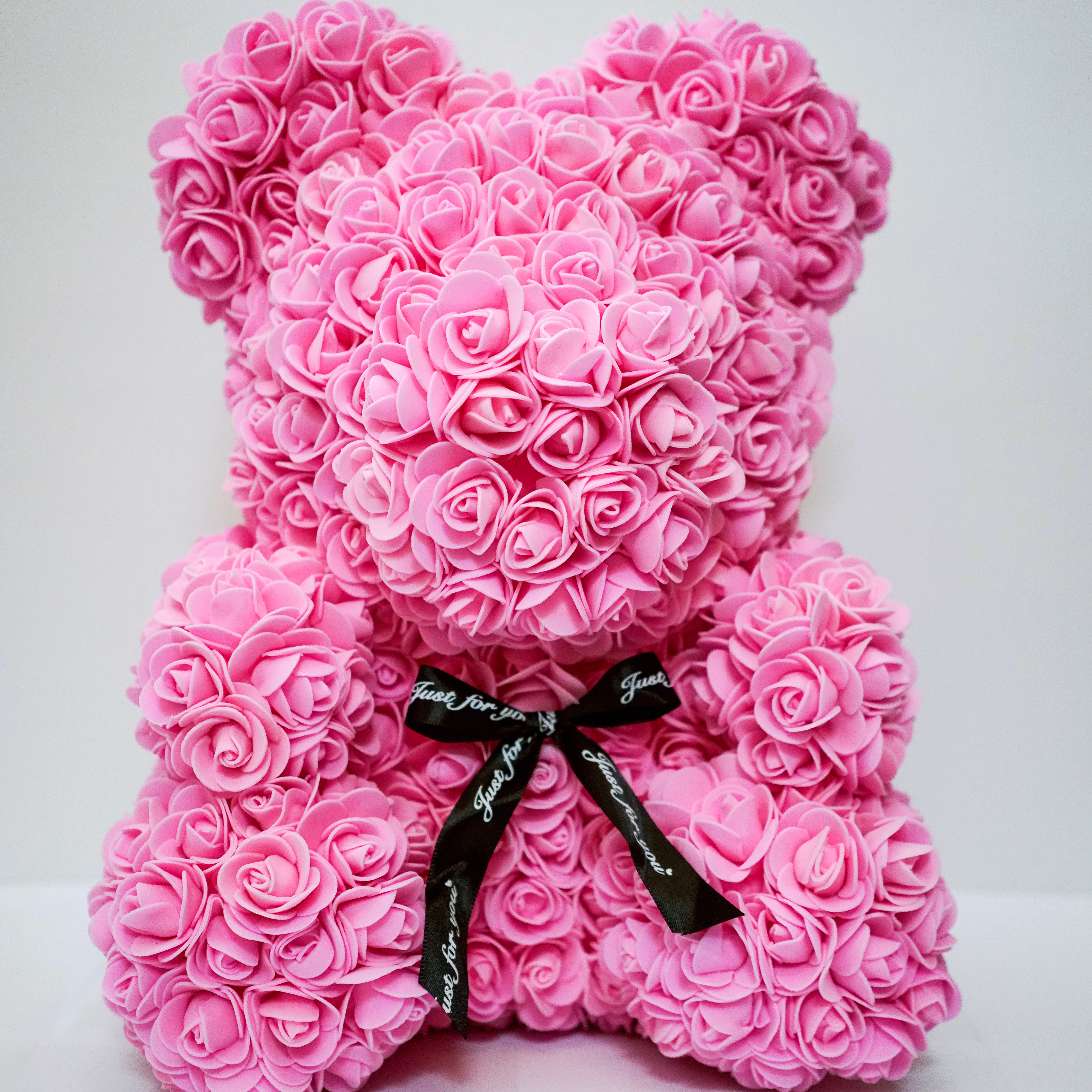 Pink Rose Teddy Bear (BUY 1 GET 1)
